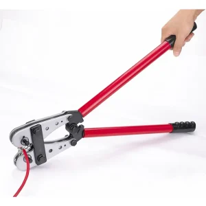 Battery cable crimp tool