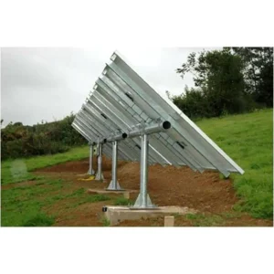 3 panel ground mounted solar panel fixing station