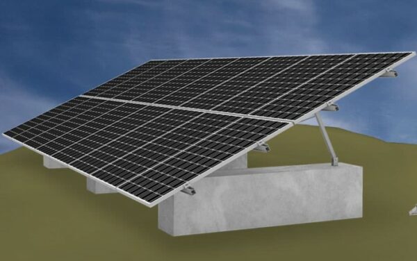 K2 P-Rack System - 24 ground mounted | Dragons Breath Solar